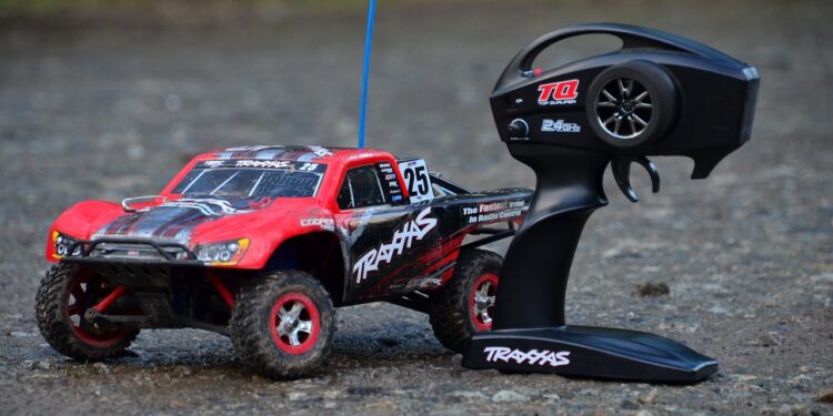 RC auto’s met nitro-motor inrijden