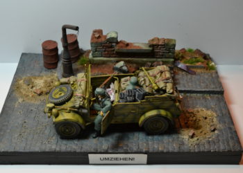 Diorama voor de Kübelwagen