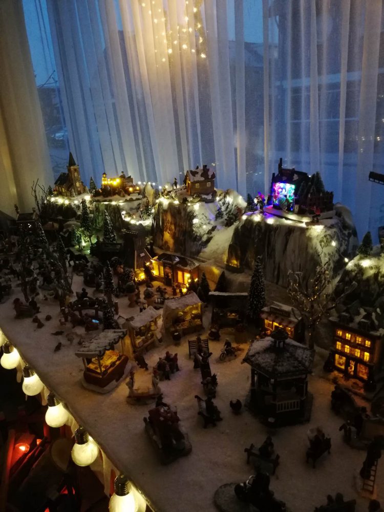 Het kerstdorp van Irma