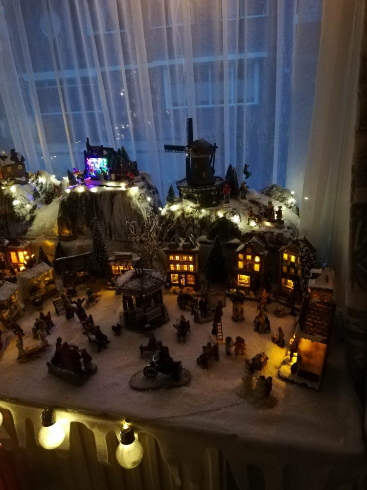 Het kerstdorp van Irma