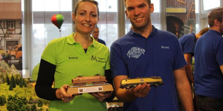 Gouden dwarsligger voor Astrid Grote Kleine Treinencompetitie