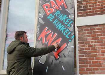 Weer ruit ingegooid Modelspoor Museum Sneek