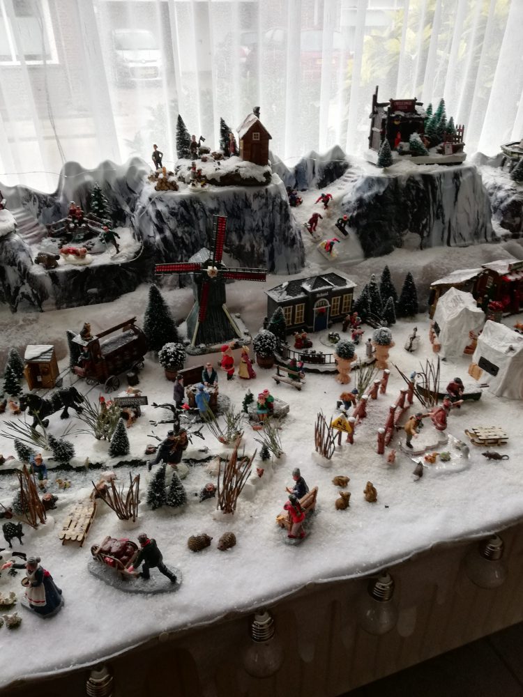 Het kerstdorp van Irma