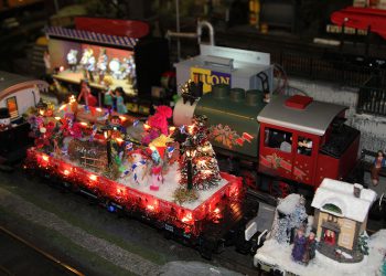 Modelspoor Museum Sneek in kerstsferen