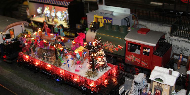 Modelspoor Museum Sneek in kerstsferen