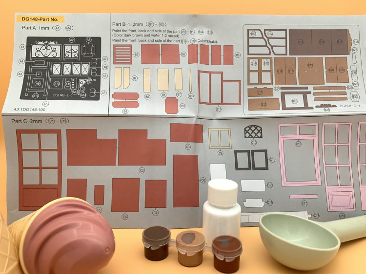 Review: Robotime Miniatuur Huisje Honey Ice Cream Shop DG148