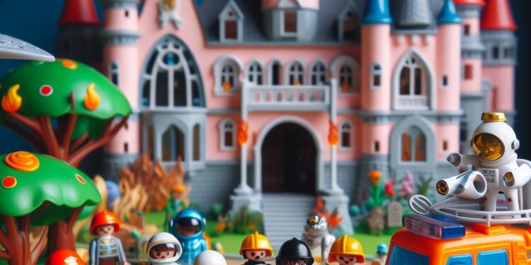 Gemeentehuis van Laarne helemaal ingenomen door Playmobil-koninkrijk Novelmore